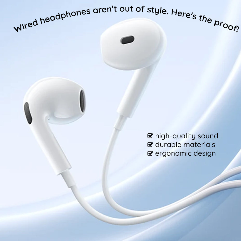 Кабель TPE и разъем USB Type-C гарнитуры Baseus Encok CZ19 White