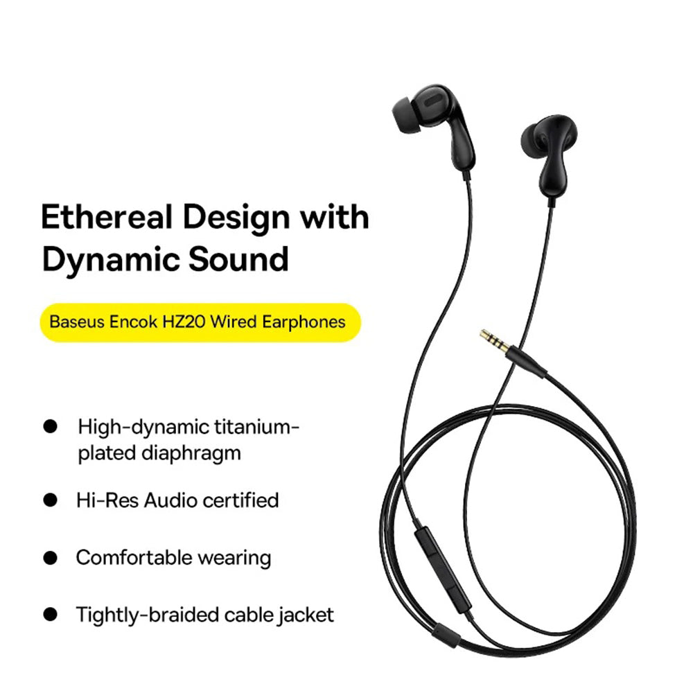 Handsfree USB-C Baseus Encok CZ20, Black A00171400113-00