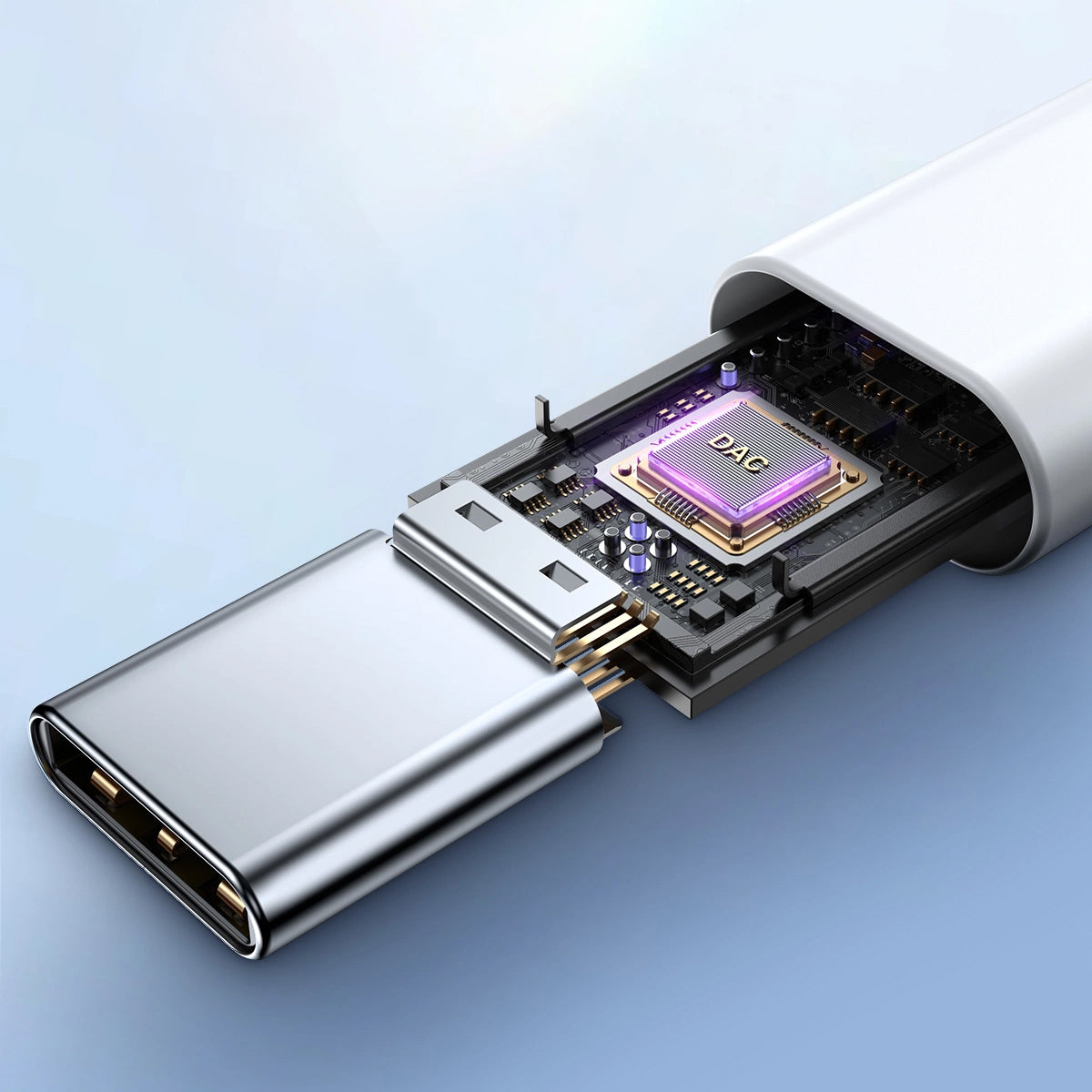 Handsfree USB-C Joyroom JR-EC05, Weiß