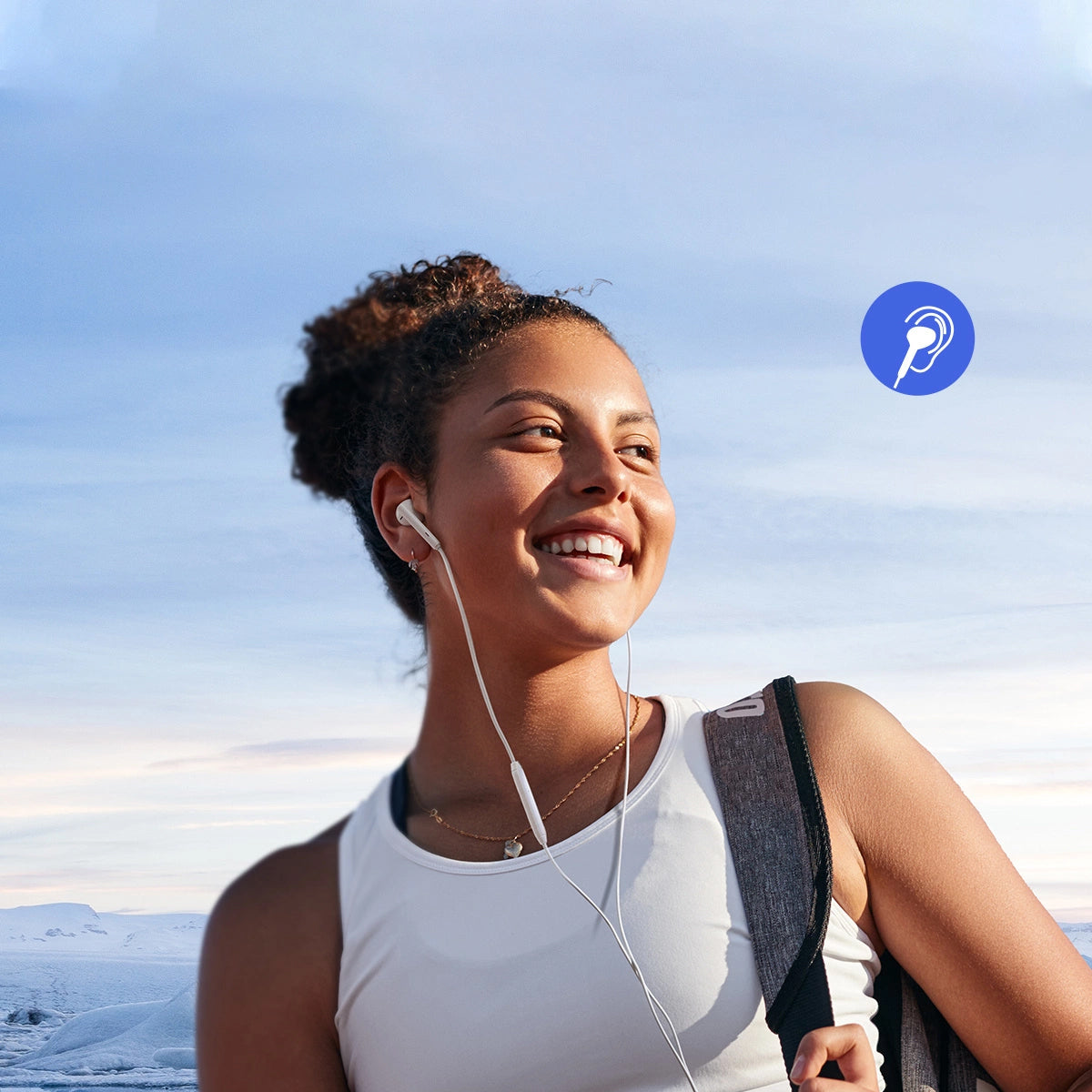 Handsfree USB-C Joyroom JR-EC05, Weiß