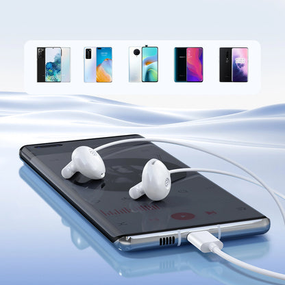 Handsfree USB-C Joyroom JR-EC05, Weiß