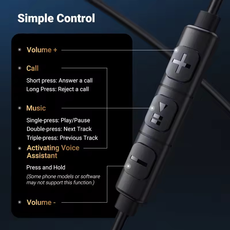 Handsfree USB-C UGREEN EP105, Schwarz