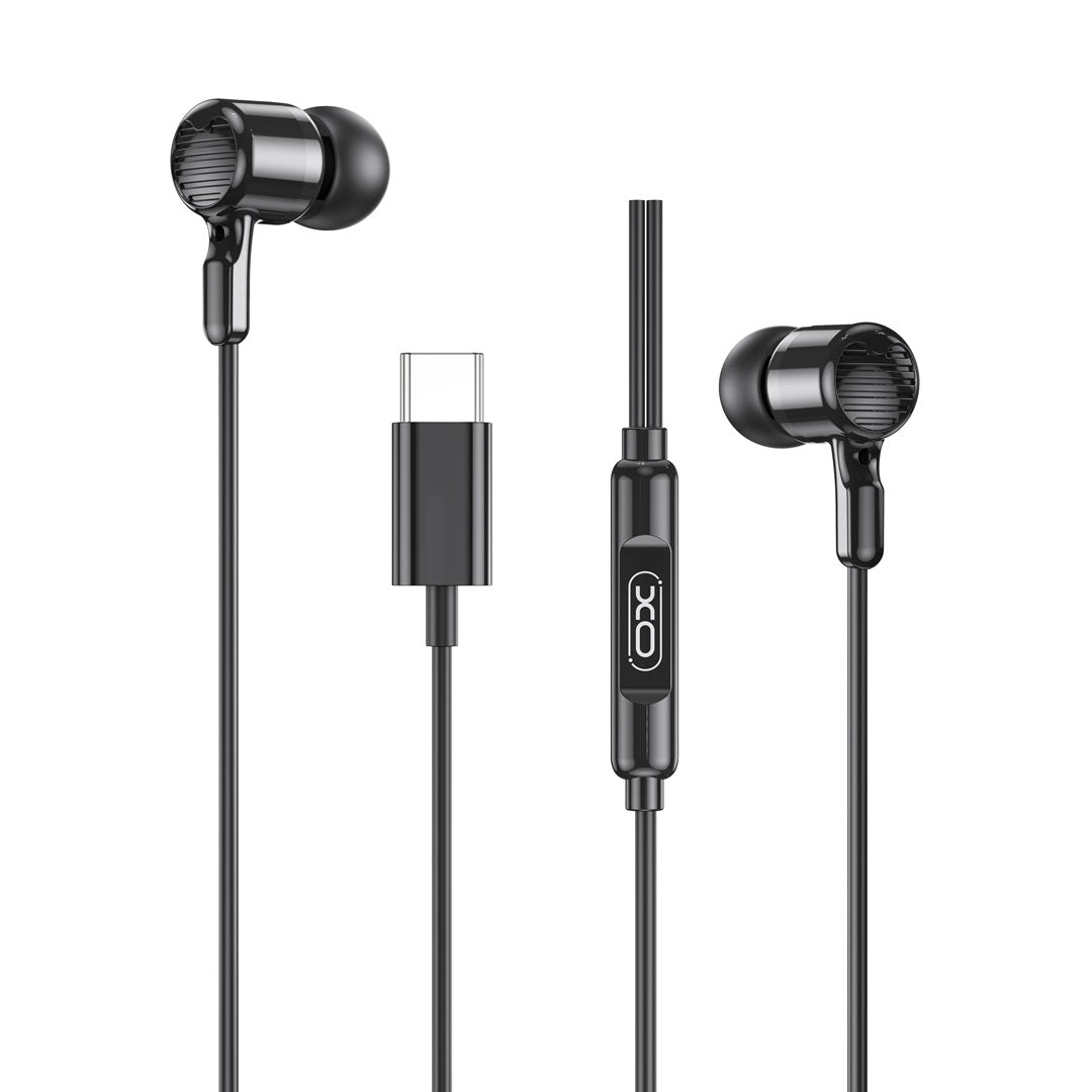 Handsfree USB-C XO Design EP81, Schwarz