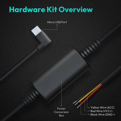 Botslab Hardwire für HK30 Pro / G300H / G980H Kamera 