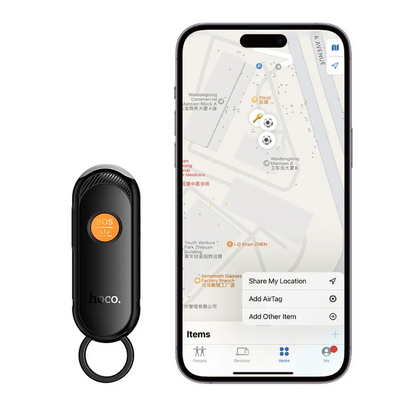 HOCO SmartTag E99 Flash für iOS Series, Schwarz