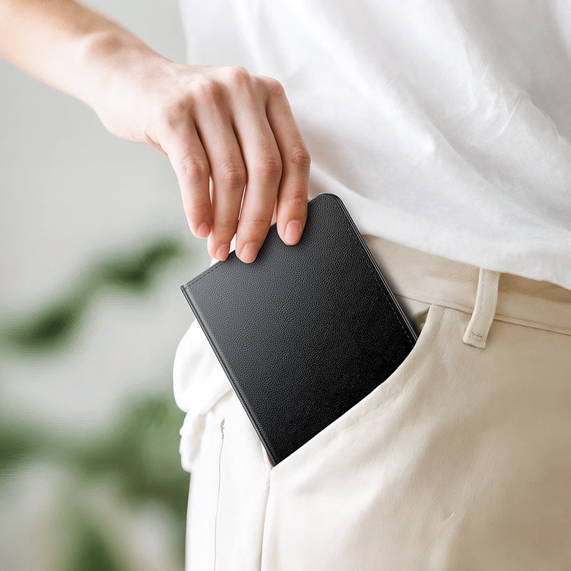 HOCO SmartTag Passport E91G für iOS Series, Schwarz