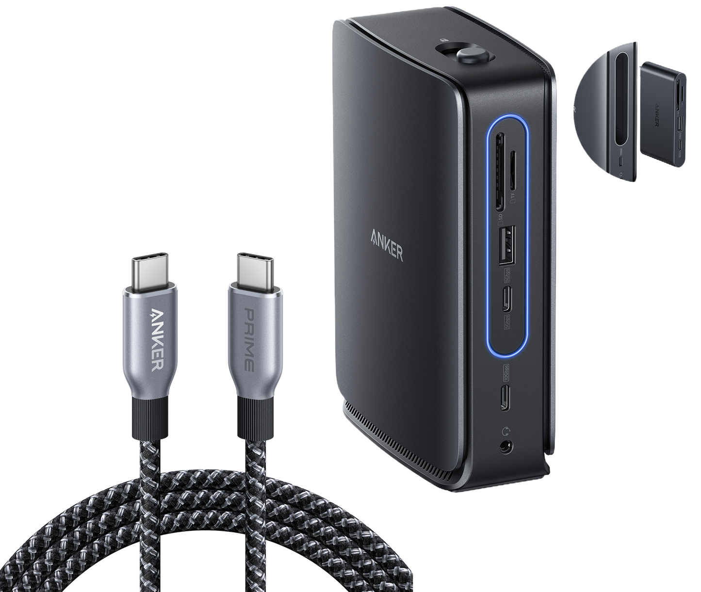 Multifunktionaler Anker Hub 13in1, Grau A83C3311
