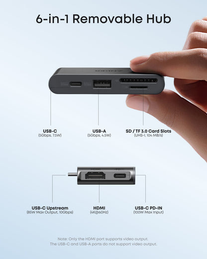 Multifunktionaler Anker Hub 13in1, Grau A83C3311