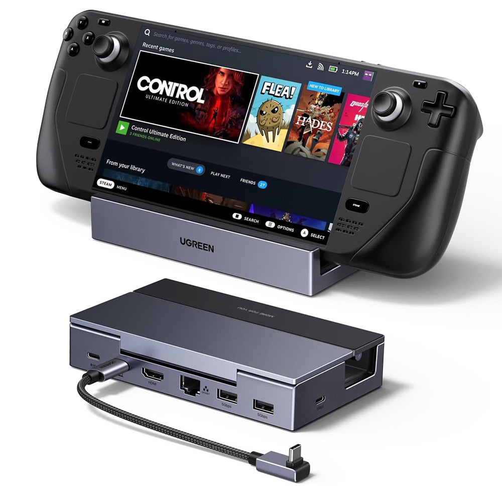 UGREEN 75126 Hub-Ständer für tragbare Konsole, Grau