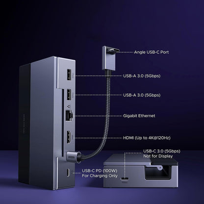 UGREEN 75126 Hub-Ständer für tragbare Konsole, Grau