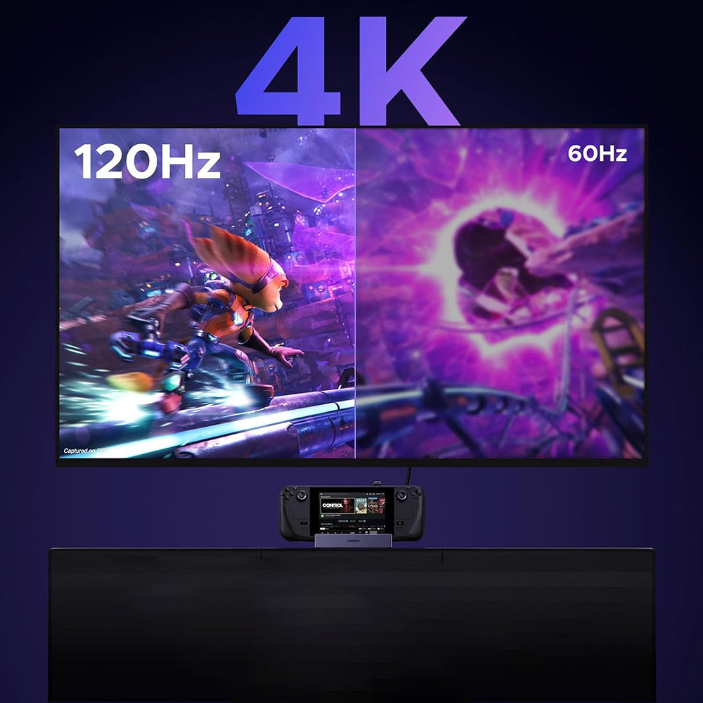 UGREEN 75126 Hub-Ständer für tragbare Konsole, Grau