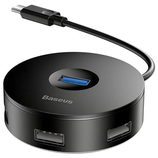 Baseus AirJoy USB-C Hub, 3 x USB-A - 1 x USB-A 3.0, Schwarz CAHUB-G01 CAHUB-G01 