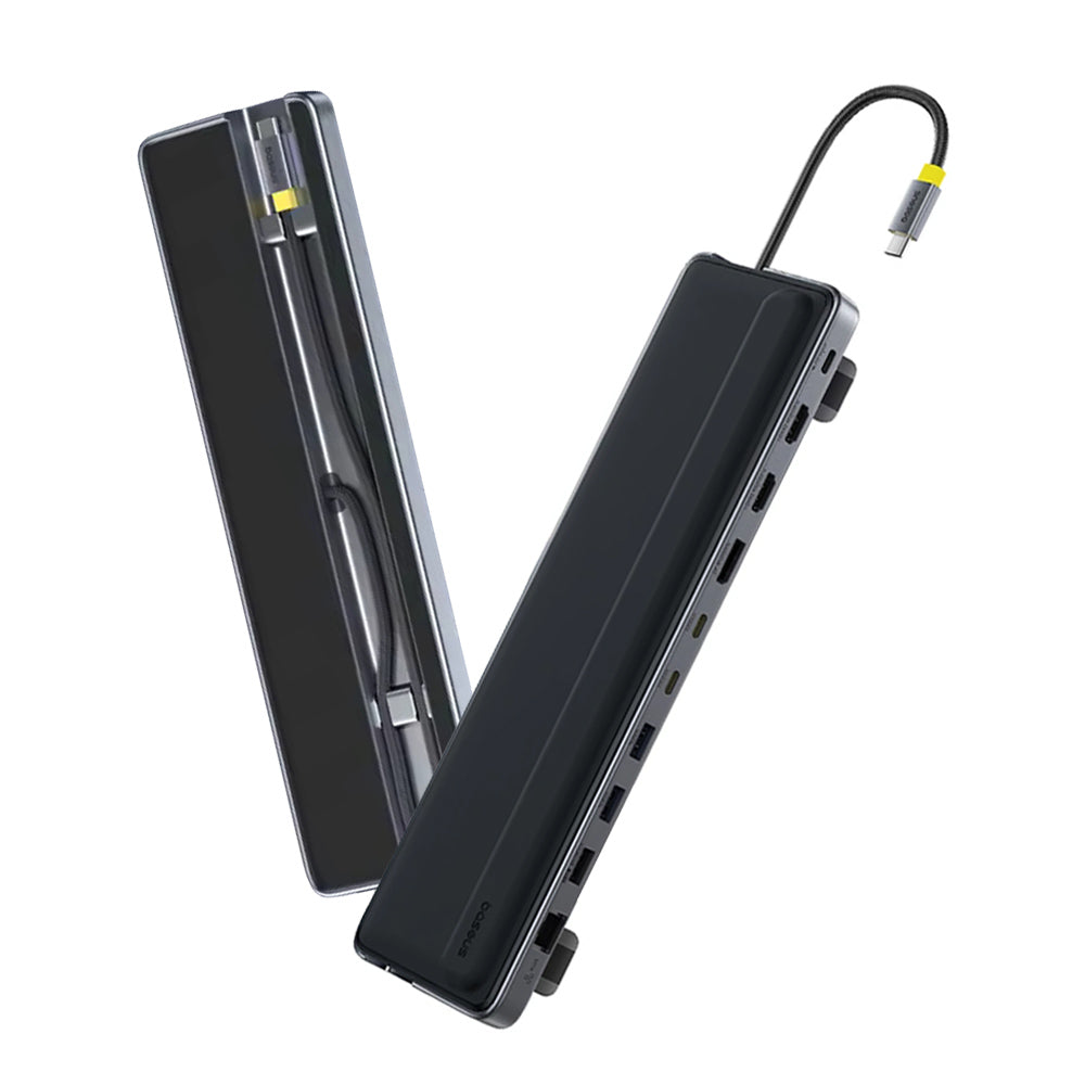 Hub USB-C Baseus EliteJoy EH3, 12in1, Grau B00051300111-00