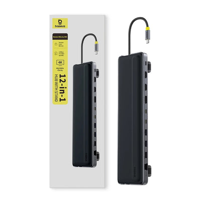 Hub USB-C Baseus EliteJoy EH3, 12in1, Grau B00051300111-00