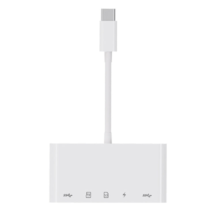 OEM USB-C-Hub NK-1032TC, 2 x USB-A – 1 x USB-C – 1 x SD – 1 x microSD, Weiß