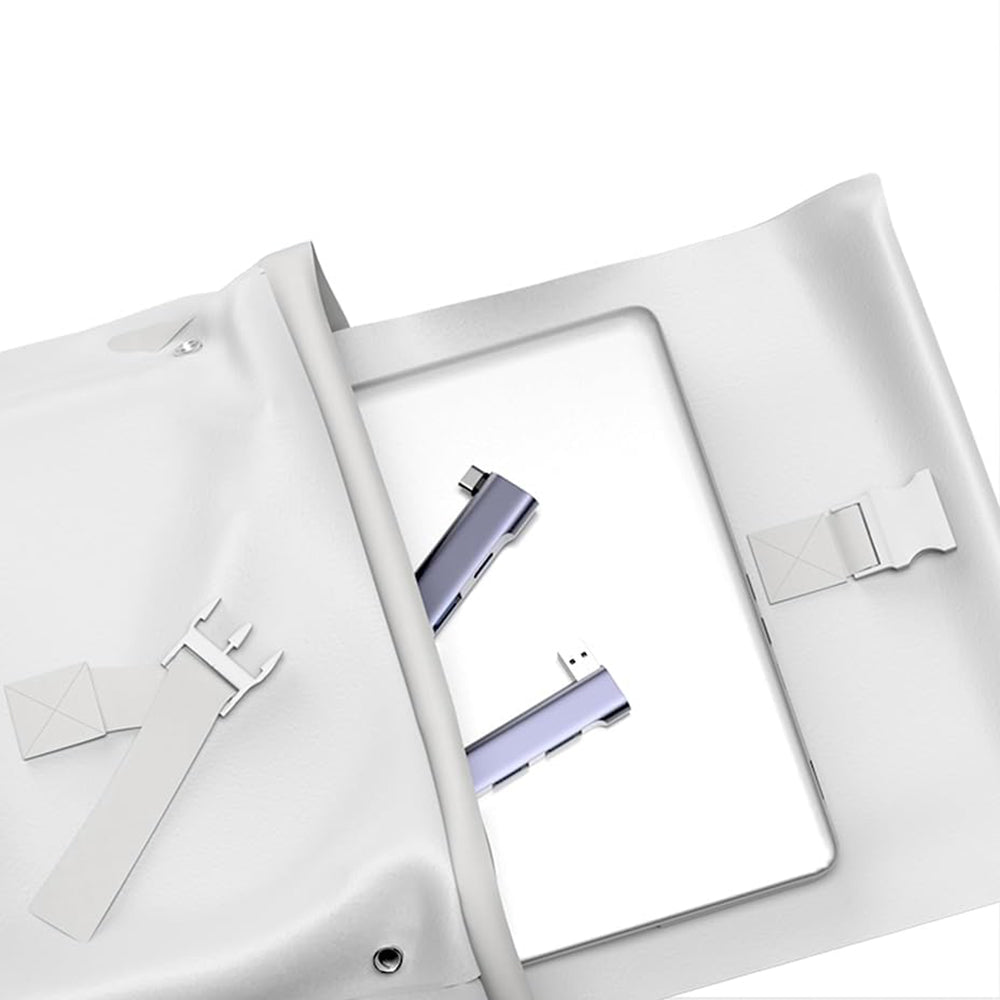 Hub USB-C Techsuit H13 ZenithDock, 4in1, Grau