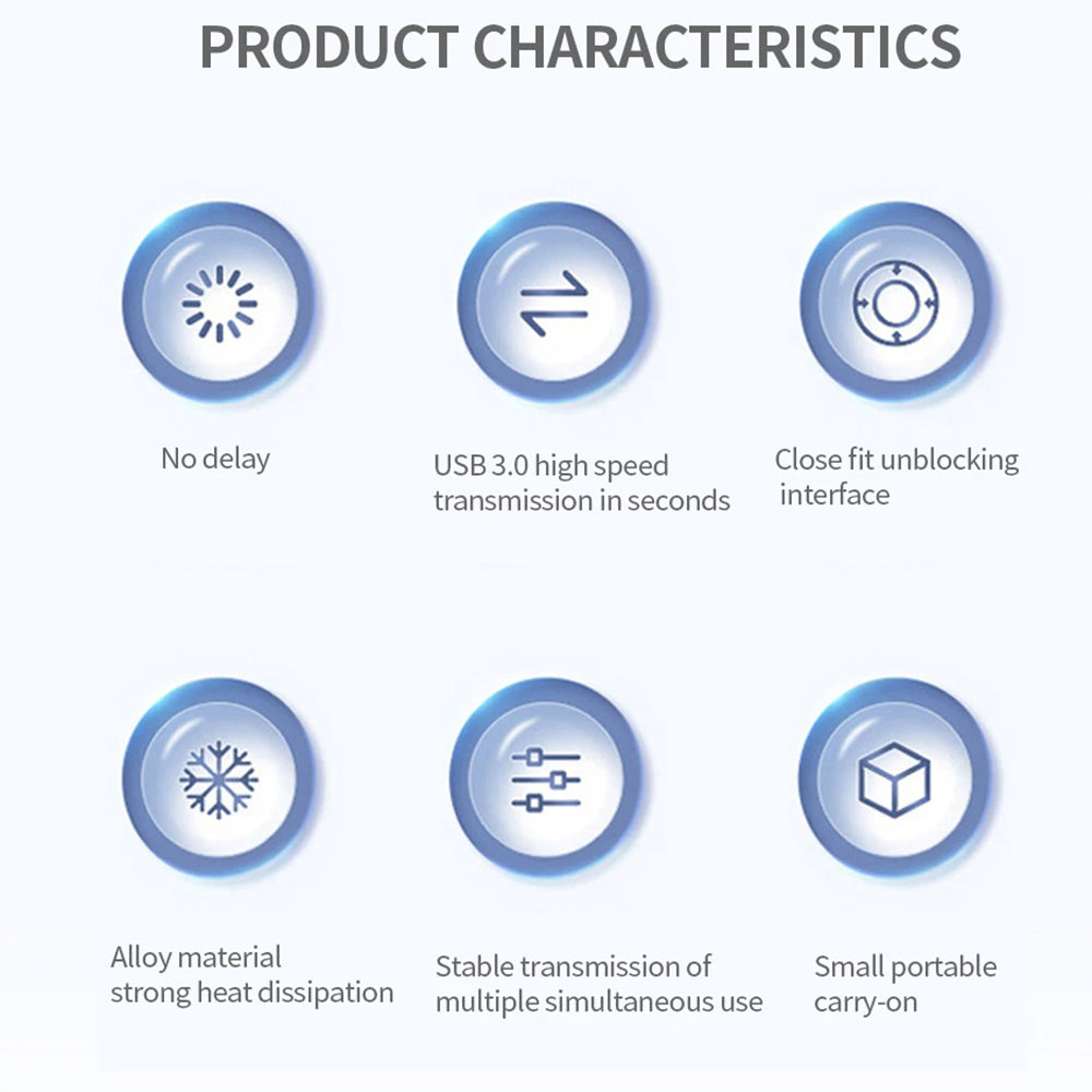 Hub USB-C Techsuit H13 ZenithDock, 4in1, Grau