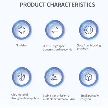 Hub USB-C Techsuit H13 ZenithDock, 4in1, Grau