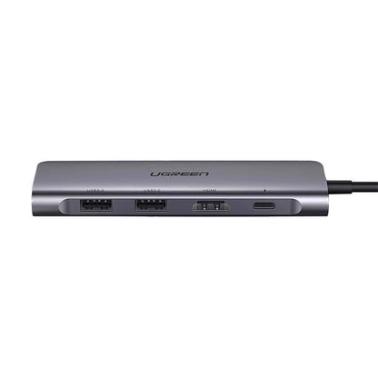 Hub USB-C UGREEN CM195 (15214), 2 x USB-A 3.0 - 1 x USB-C - 1 x HDMI - 1 x SD - 1 x microSD, Grau