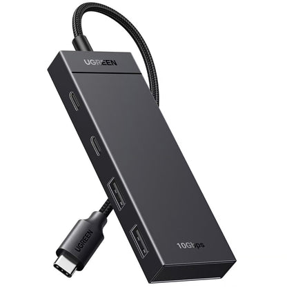 USB-C Hub UGREEN CM416, 2 x USB-A 3.1 - 2 x USB-C, 0,25m, Schwarz