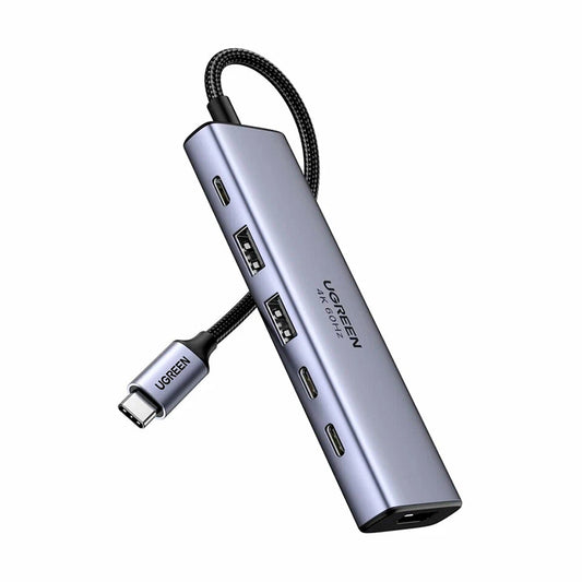 Hub USB-C UGREEN CM511 (35999), 2 x USB-A 3.2 - 3 x USB-C - 1 x HDMI, Grau