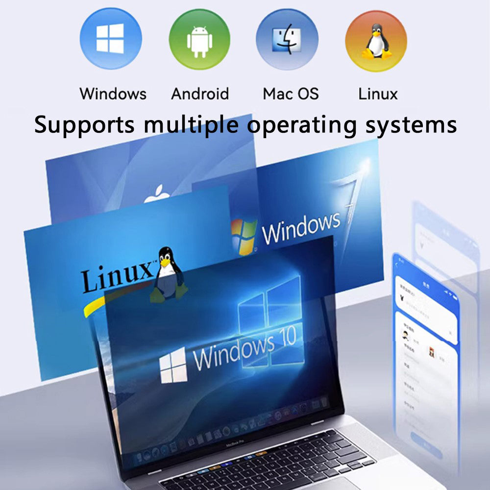 USB-C Hub Yesido HB23, 5in1, Grau