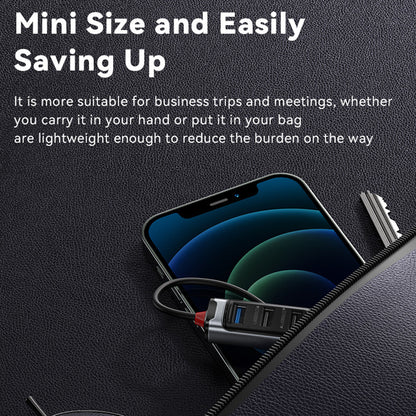 USB / USB-C Hub Yesido HB21, 5in1, Grau