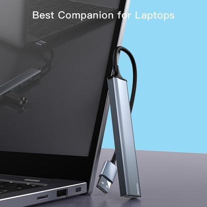 USB-Hub Yesido HB18, 4in1, Grau