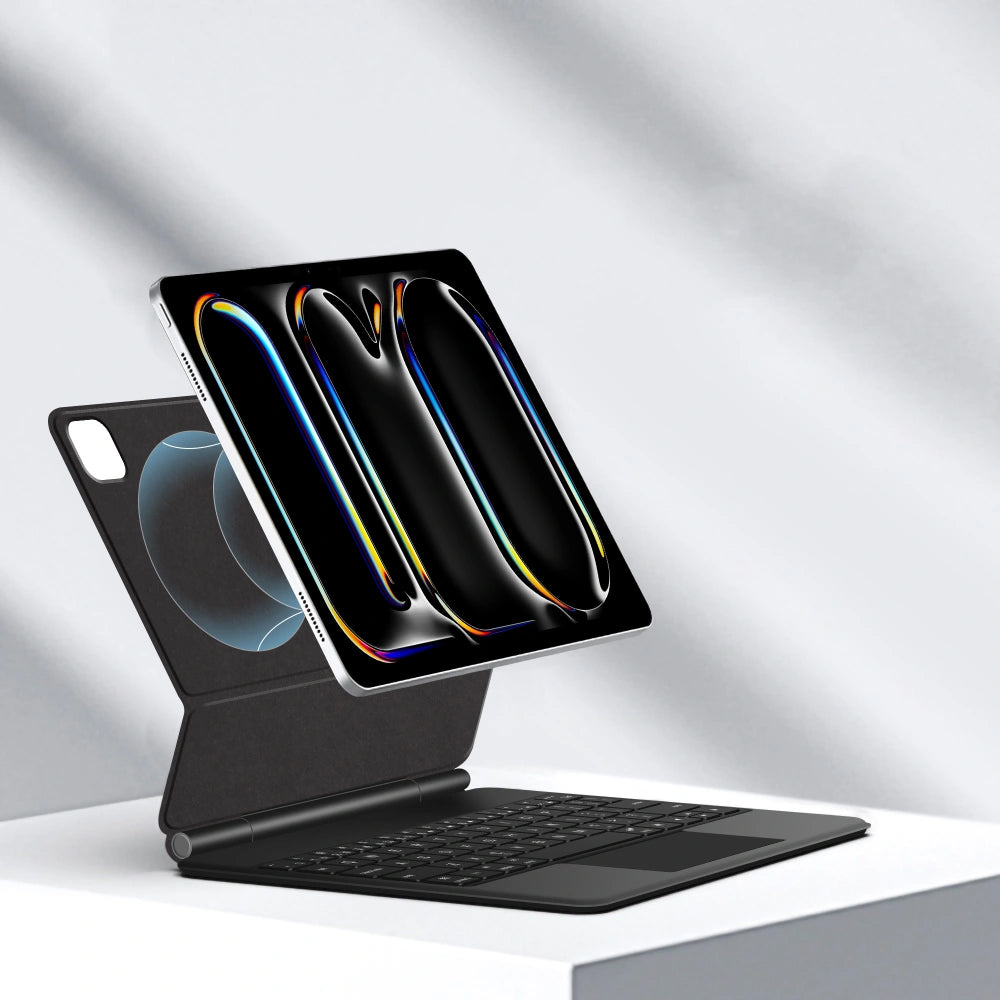 Hülle mit Tastatur für Apple iPad Pro 13 (2025) / (2024), Tech-Protect, SmartCase Magnetic, Schwarz