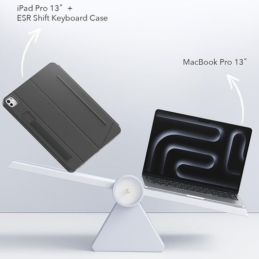 Tastaturhülle für Apple iPad (2025) / (2022), ESR, Shift, Grau
