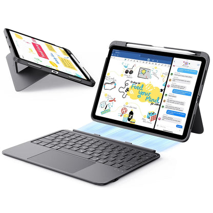 Tastaturhülle für Apple iPad Air 11 (2026) / iPad Air 11 (2025) / Air 11 (2024) / Air (2022) / Air (2020), ESR, Flex, Grau