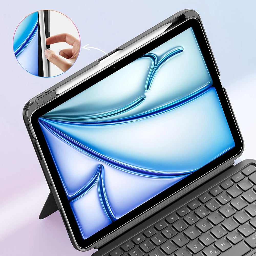 Tastaturhülle für Apple iPad Air 11 (2026) / iPad Air 11 (2025) / Air 11 (2024) / Air (2022) / Air (2020), ESR, Flex, Grau