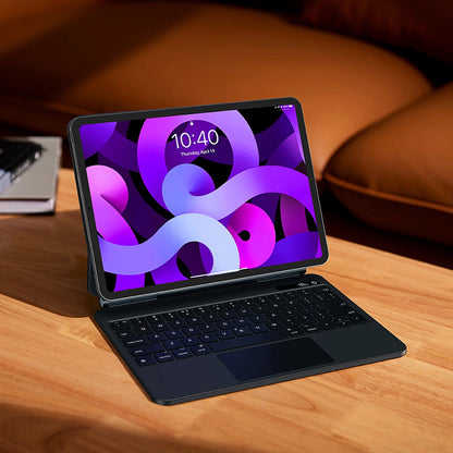 Tastaturhülle für Apple iPad Air (2022) / Air (2020) / Pro 11 (2018), Baseus, Brilliance with Digital Display, Grau