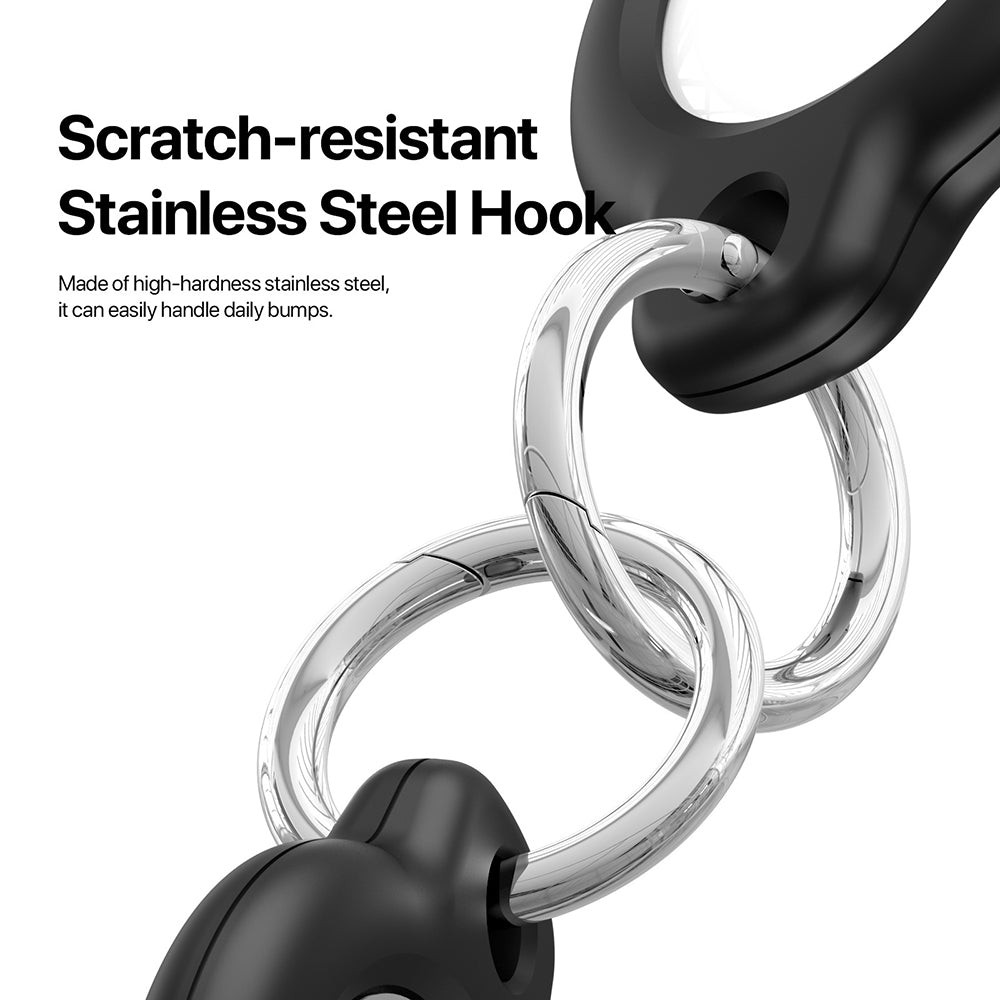 DUX DUCIS Secure Hülle für Apple AirTag, Set mit 4 Stück, Verschiedene Farben