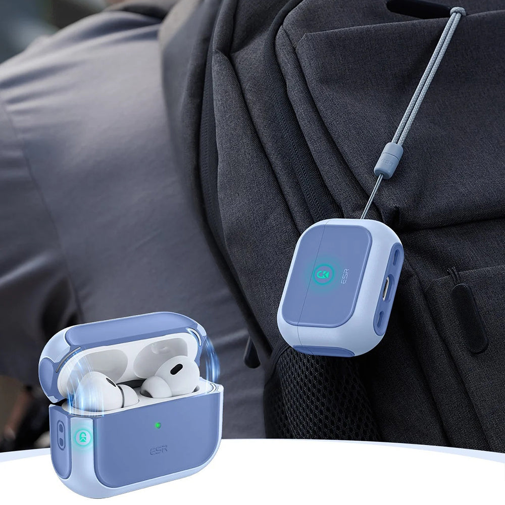 ESR Orbit Hybrid Hülle für Apple AirPods Pro 3, Blau