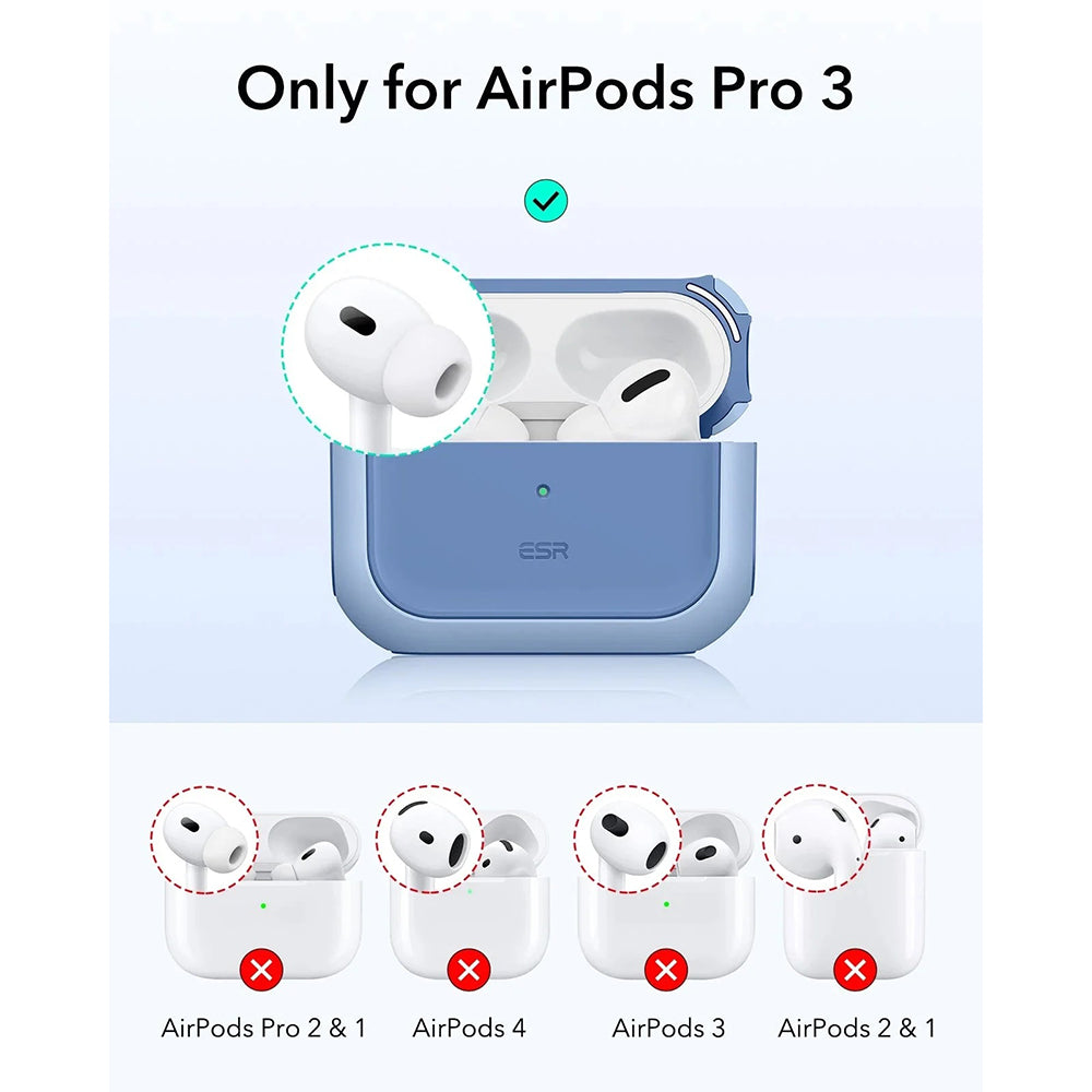 ESR Orbit Hybrid Hülle für Apple AirPods Pro 3, Blau