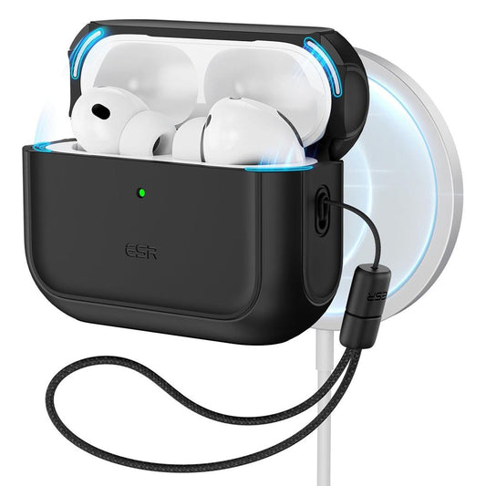 ESR Orbit Hybrid Hülle für Apple AirPods Pro 3, Schwarz
