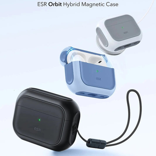 ESR Orbit Hybrid Hülle für Apple AirPods Pro 3, Schwarz