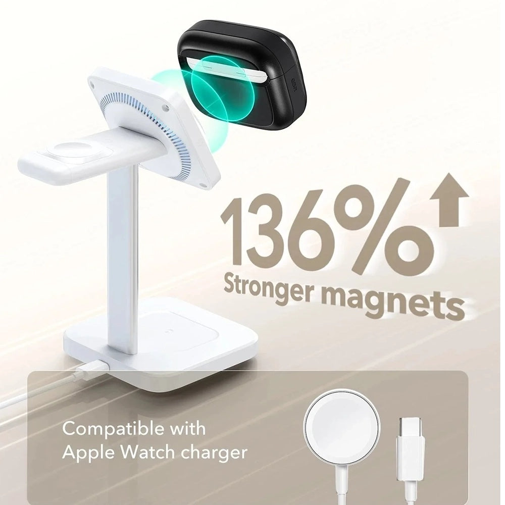 ESR Pulse Magnetic FlickLock Hülle für Apple AirPods Pro 3, Grau