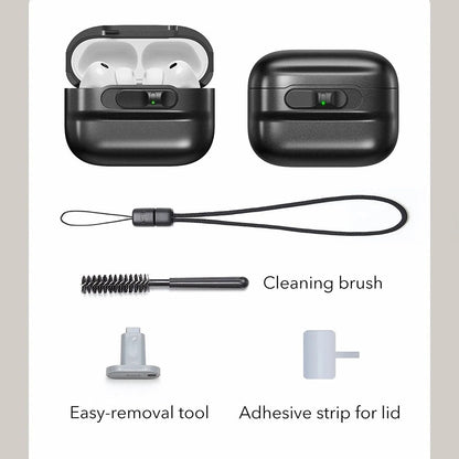 ESR Pulse Magnetic FlickLock Hülle für Apple AirPods Pro 3, Schwarz