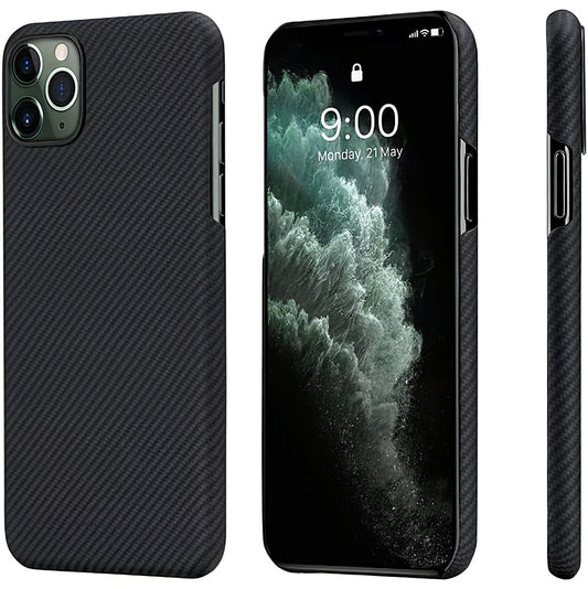 Hülle für Apple iPhone 11 Pro Max, Pitaka, Air Twill, Schwarz KI1101MA 