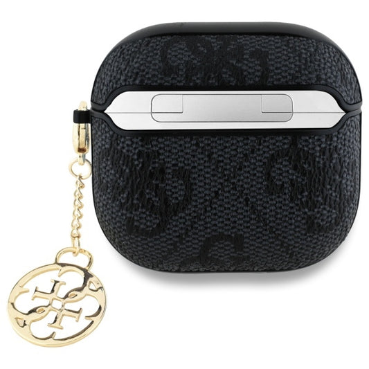 Guess 4G Charm Hülle für Apple AirPods 4, Schwarz