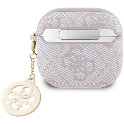 Guess 4G Strass Charm Hülle für Apple AirPods 4, Rosa
