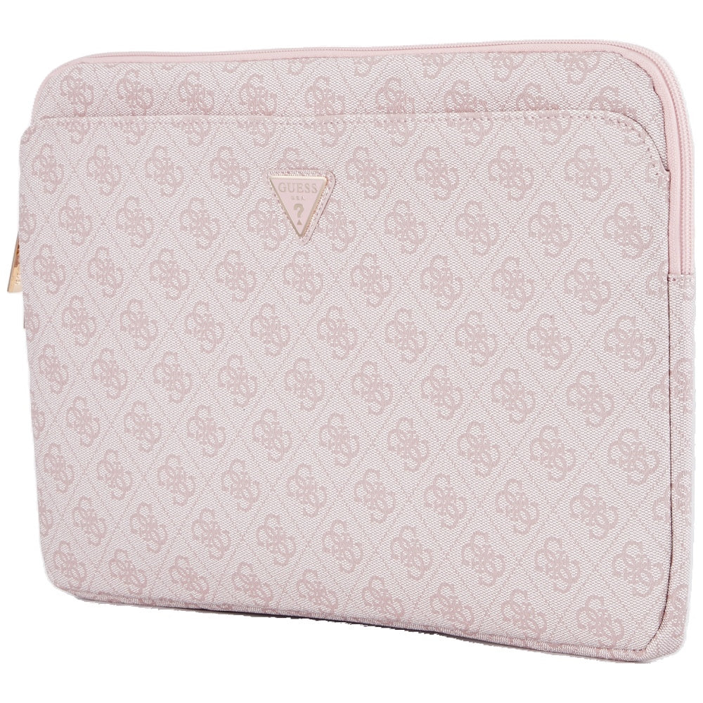 Guess 4G Triangle Logo Hülle für 14-Zoll-Laptop, Rosa