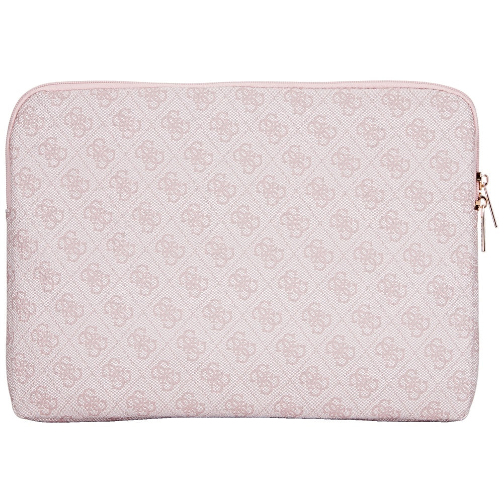 Guess 4G Triangle Logo Hülle für 14-Zoll-Laptop, Rosa