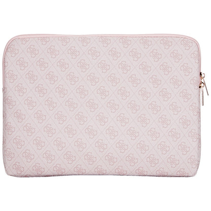 Guess 4G Triangle Logo Hülle für 14-Zoll-Laptop, Rosa