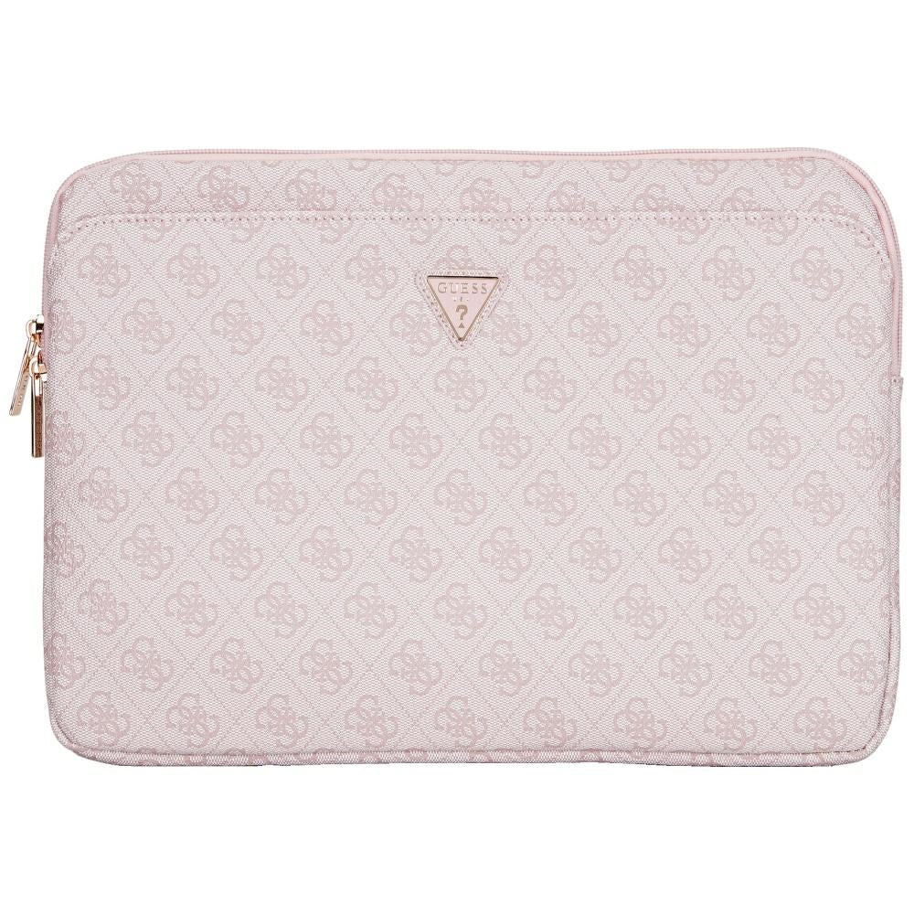 Guess 4G Triangle Logo Hülle für 14-Zoll-Laptop, Rosa