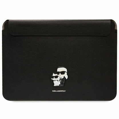Karl Lagerfeld Saffiano Case for 14-inch Laptop, Black