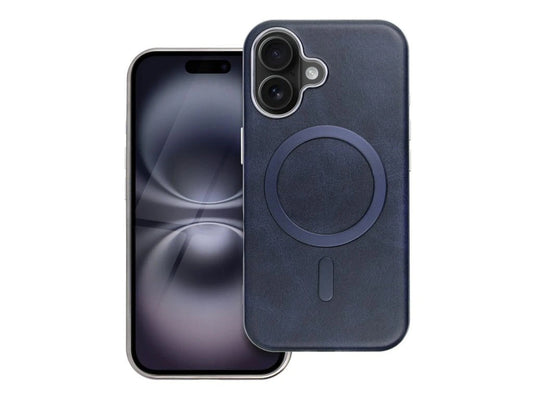 MagSafe Hülle für Apple iPhone 14 Pro, OEM, Gentleman Mag, Marineblau