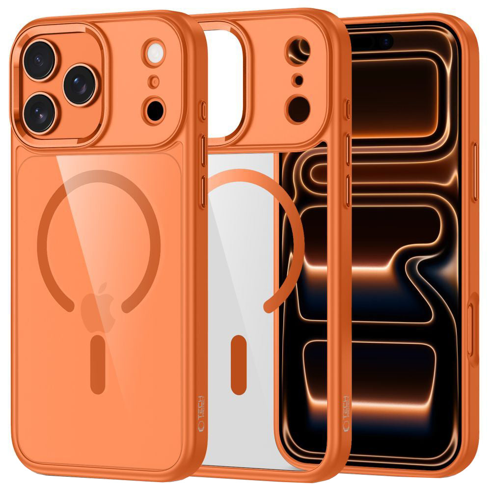 MagSafe Hülle für Apple iPhone 17 Pro, Tech-Protect, Magmat, Orange
